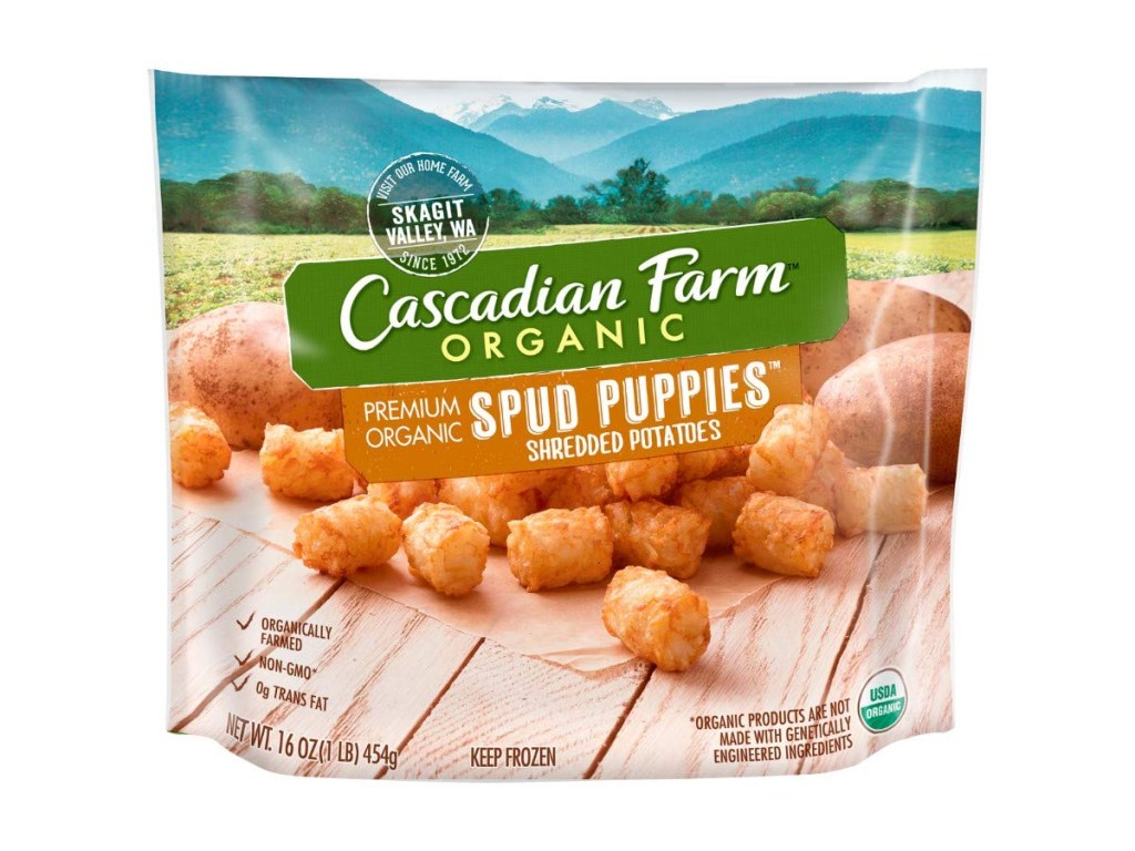 Picture of: Cascadian Farm Spud Puppies Organic Crispy Golden Potato,  Ounce —   per case.