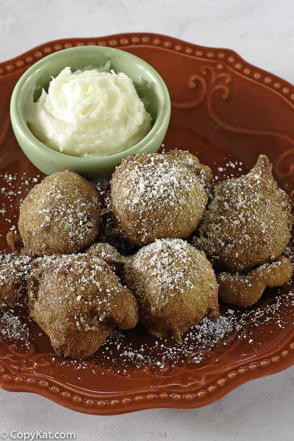 Picture of: Denny’s Strawberry Pancake Puppies – CopyKat Recipes