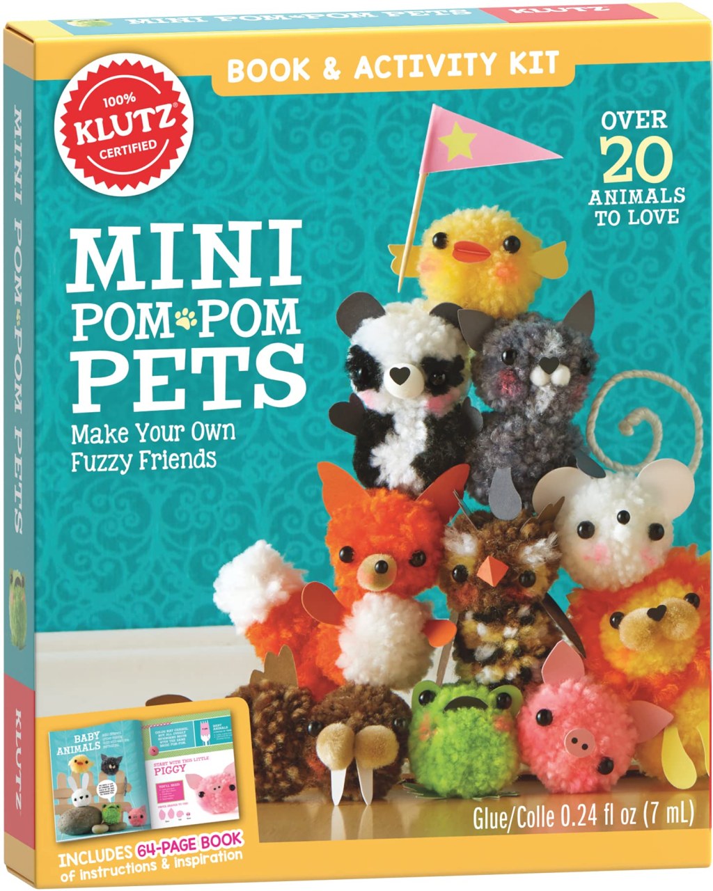 Picture of: Mini Pom-Pom Pets (Klutz): Make Your Own Fuzzy Friends