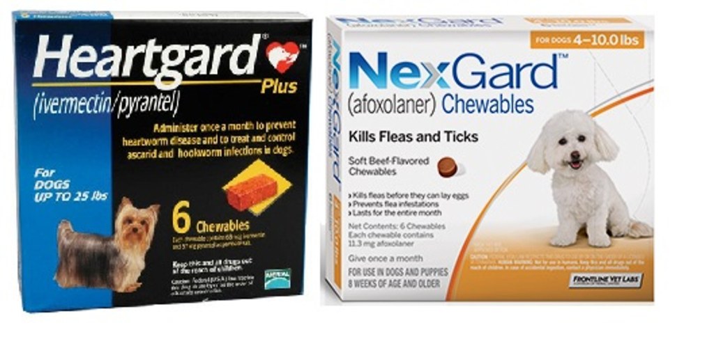Picture of: NexGard and Heartgard Combo for Dogs – lbs (up to  kg) –