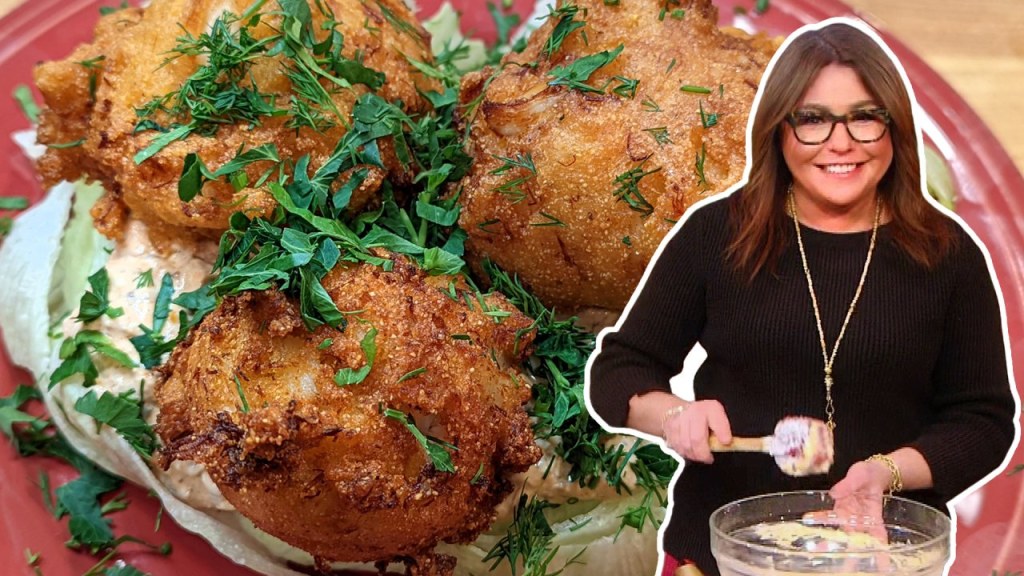 Picture of: Rach’s Seafood Riff on Hush Puppies