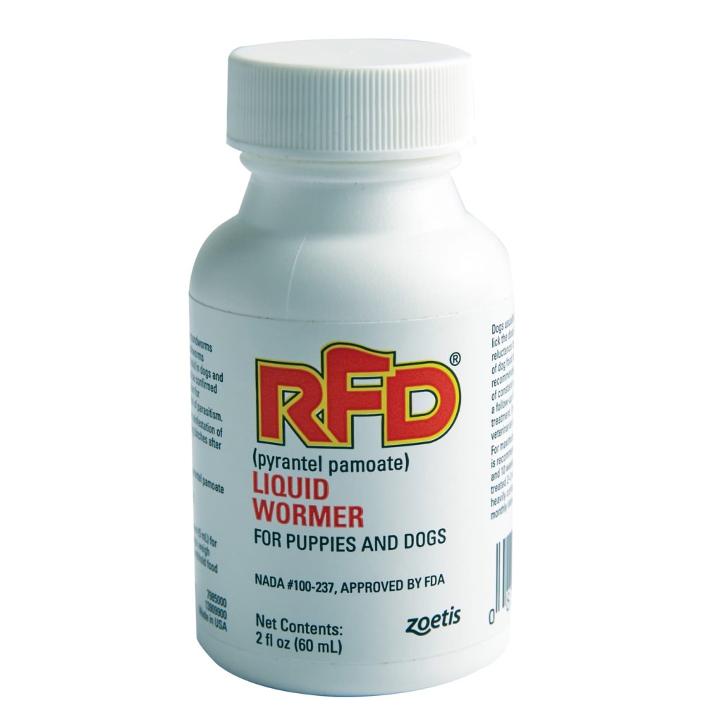 Picture of: RFD  fl oz Liquid Dog Dewormer